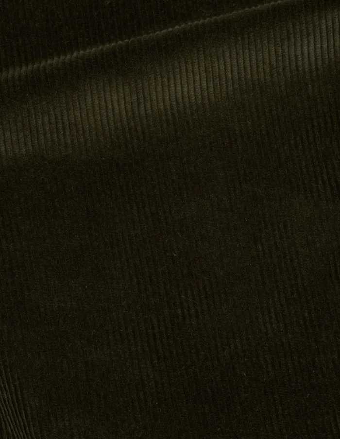 Men Mhl Wide Waistband Trouser Dark Olive Margaret Howell Trousers