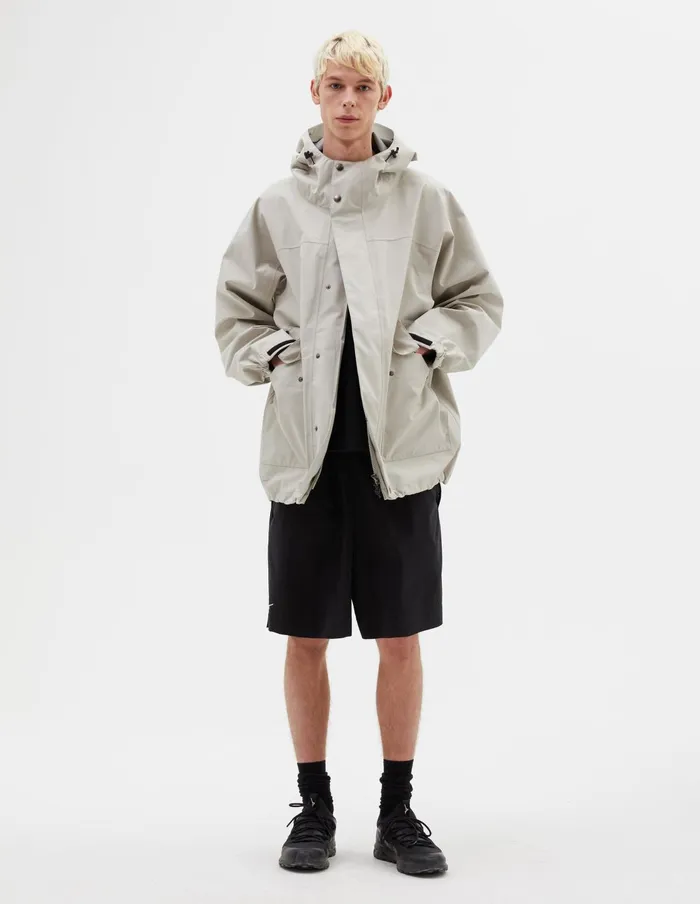 Men Mizuno GoreTex Jacket Light Stone Margaret Howell Sportswear