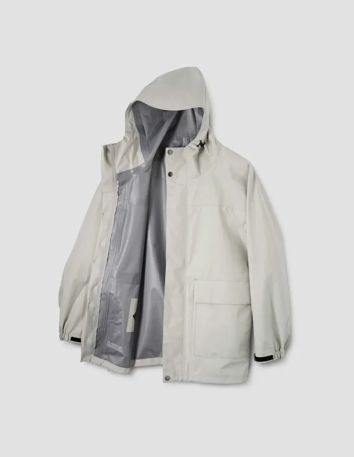 Men Mizuno GoreTex Jacket Light Stone Margaret Howell Sportswear