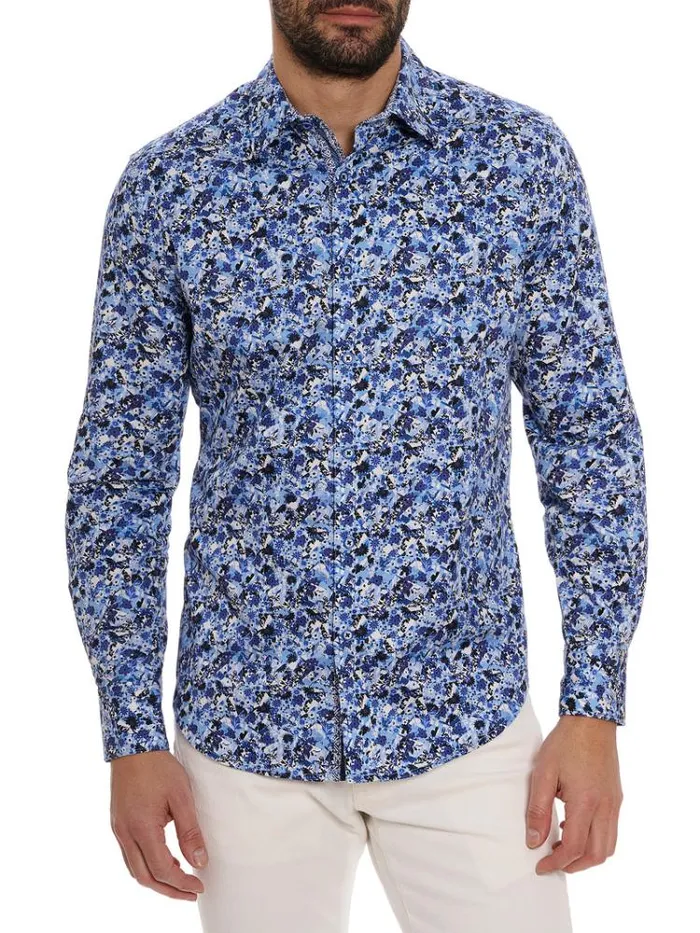 Men MOREA LONG SLEEVE BUTTON DOWN SHIRT Multi Robert Graham Button Down Shirts