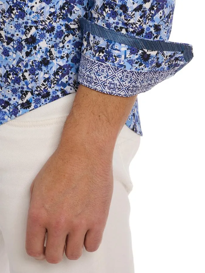 Men MOREA LONG SLEEVE BUTTON DOWN SHIRT Multi Robert Graham Button Down Shirts