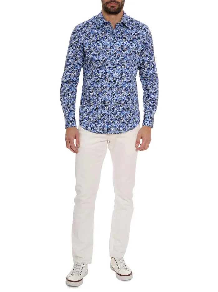 Men MOREA LONG SLEEVE BUTTON DOWN SHIRT Multi Robert Graham Button Down Shirts