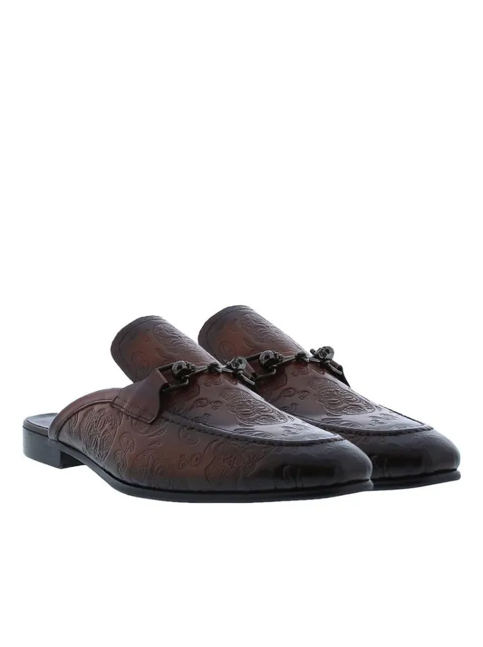 Men ORBIT SMOKING SLIPPER Cognac Robert Graham Shoes