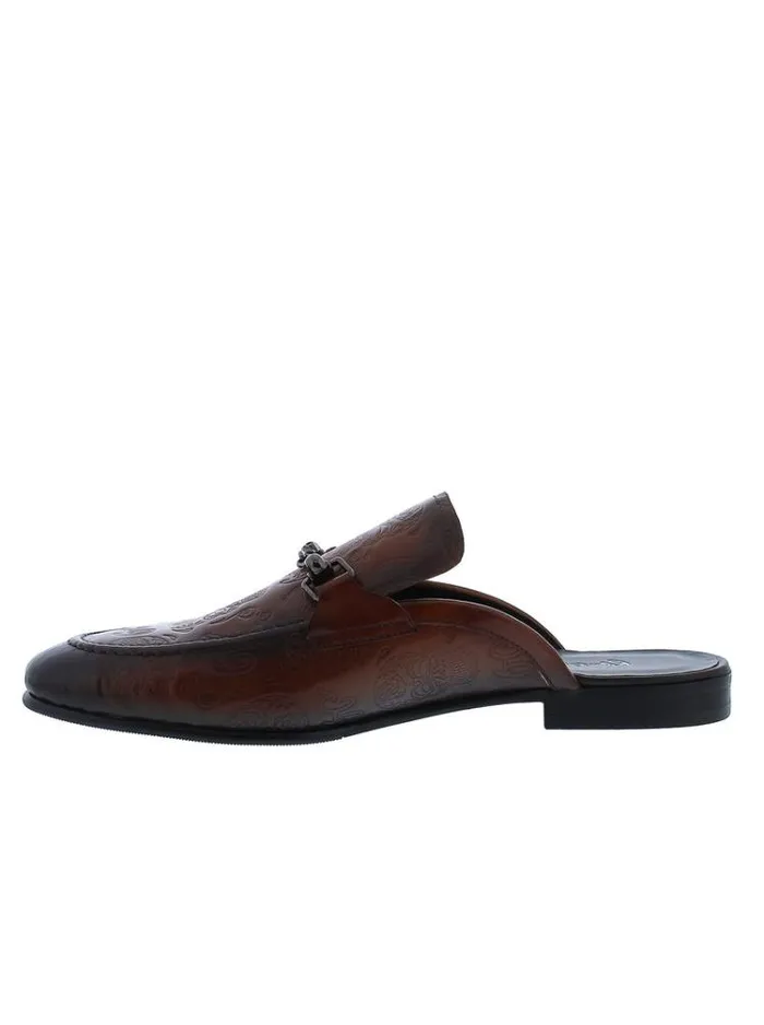Men ORBIT SMOKING SLIPPER Cognac Robert Graham Shoes