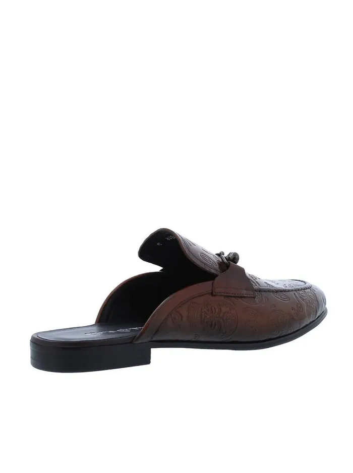 Men ORBIT SMOKING SLIPPER Cognac Robert Graham Shoes