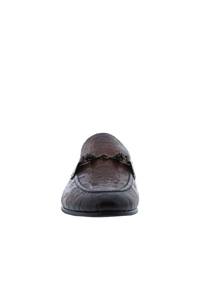 Men ORBIT SMOKING SLIPPER Cognac Robert Graham Shoes