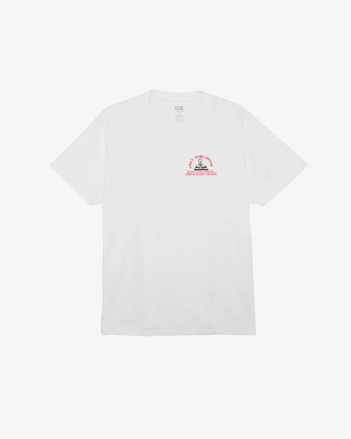 Men ORGANIZED CHAOS PIGMENT TSHIRT Pigment Vintage White OBEY Clothing BIGWIG Men ORGANIZED CHAOS PIGMENT TSHIRT Pigment Vintage White OBEY Clothing BIGWIG