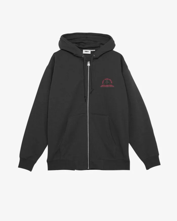 Men ORGANIZIED CHAOS HEAVYWEIGHT ZIP HOOD Coronet Blue OBEY Clothing SWEATSHIRTS Men ORGANIZIED CHAOS HEAVYWEIGHT ZIP HOOD Coronet Blue OBEY Clothing SWEATSHIRTS