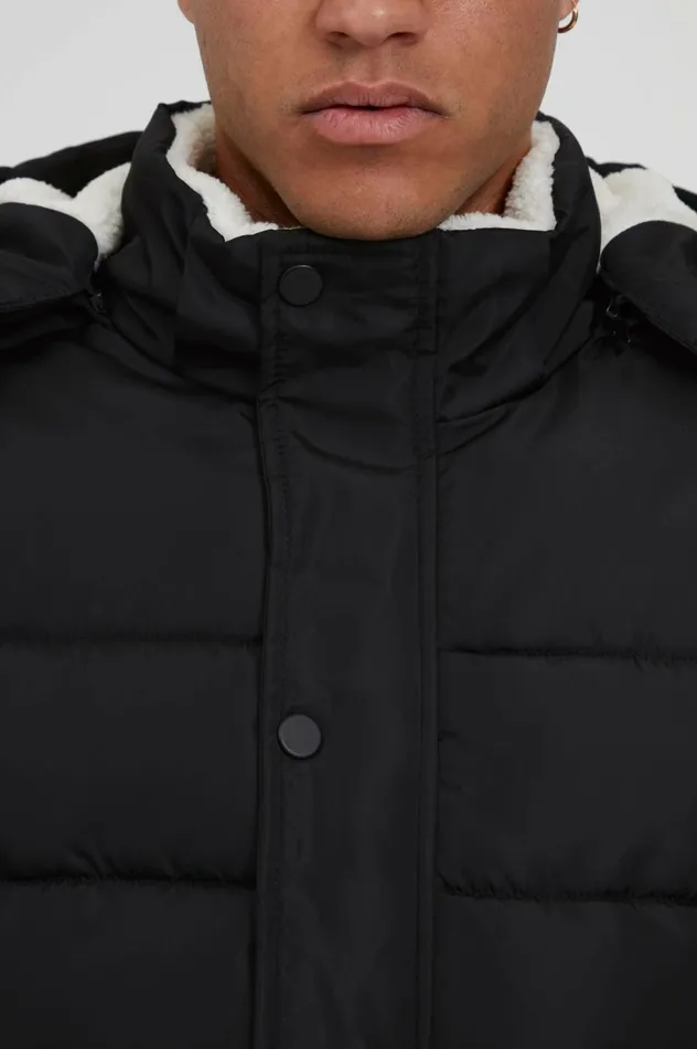 Men Outerwear Blend Outerwear Black