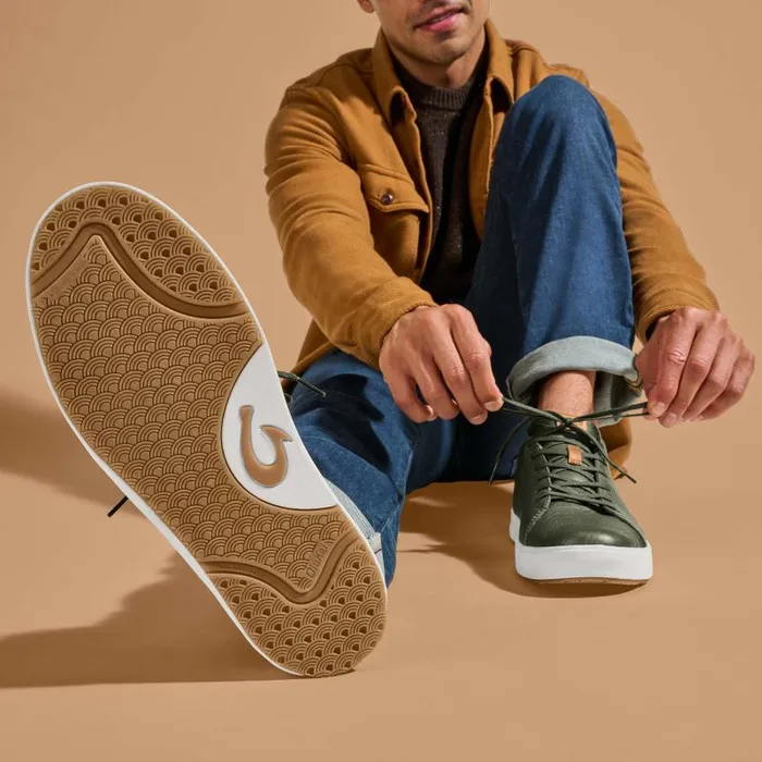 Men Panepoo Mens Italian Leather Sneakers Nori Olukai Leather Men Panepoo Mens Italian Leather Sneakers Nori Olukai Leather