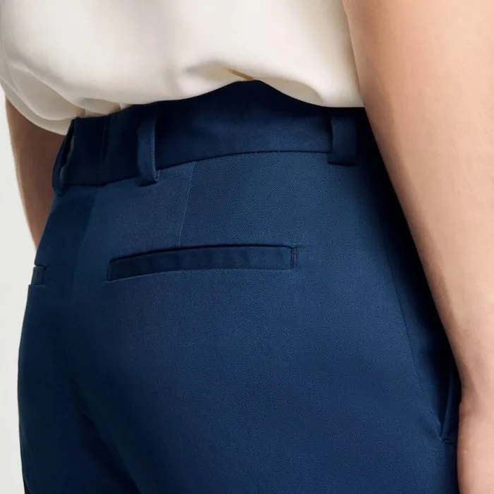 Men Pants and Shorts SANDRO Straightleg Chinos Dark Navy