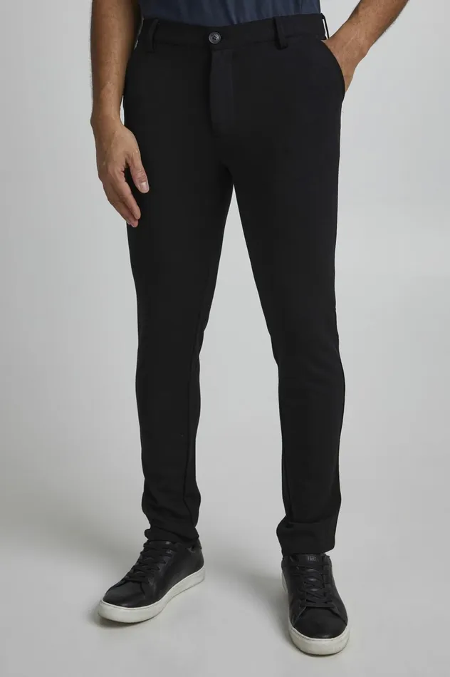 Men Pants Blend Casual Pants Black