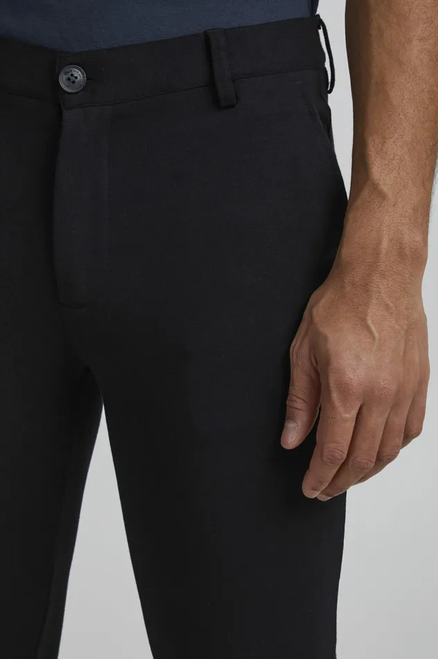 Men Pants Blend Casual Pants Black