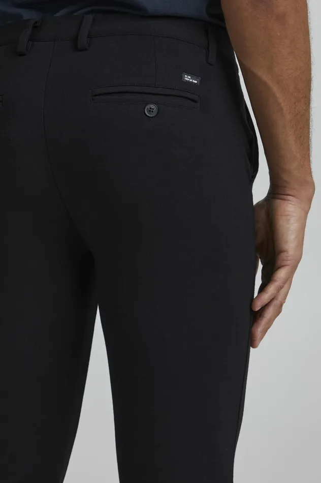 Men Pants Blend Casual Pants Black