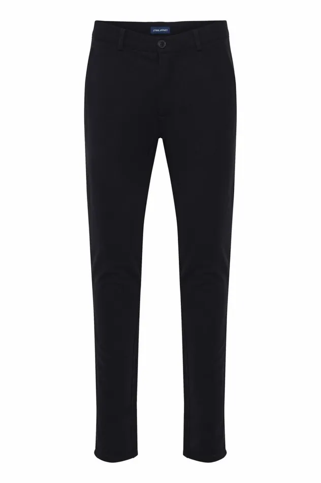 Men Pants Blend Casual Pants Dark Navy Blue