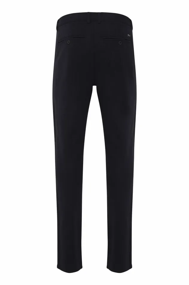 Men Pants Blend Casual Pants Dark Navy Blue