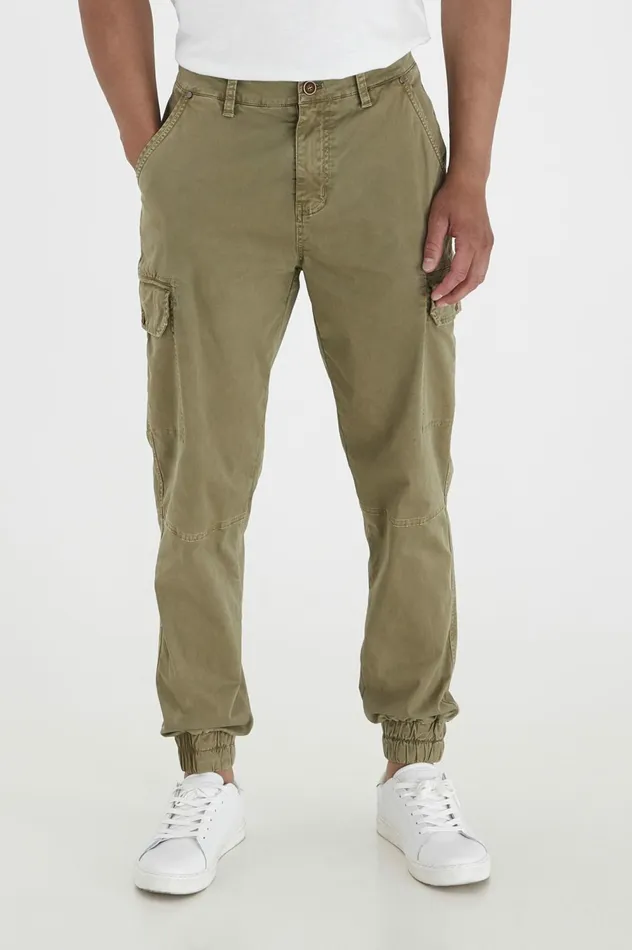 Men Pants Blend Casual Pants Martini Olive