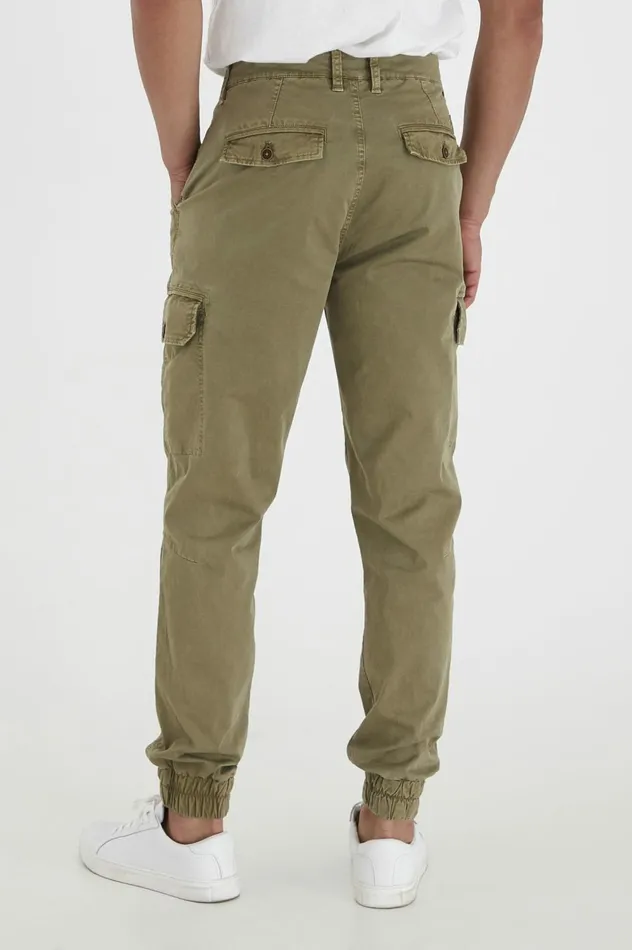 Men Pants Blend Casual Pants Martini Olive