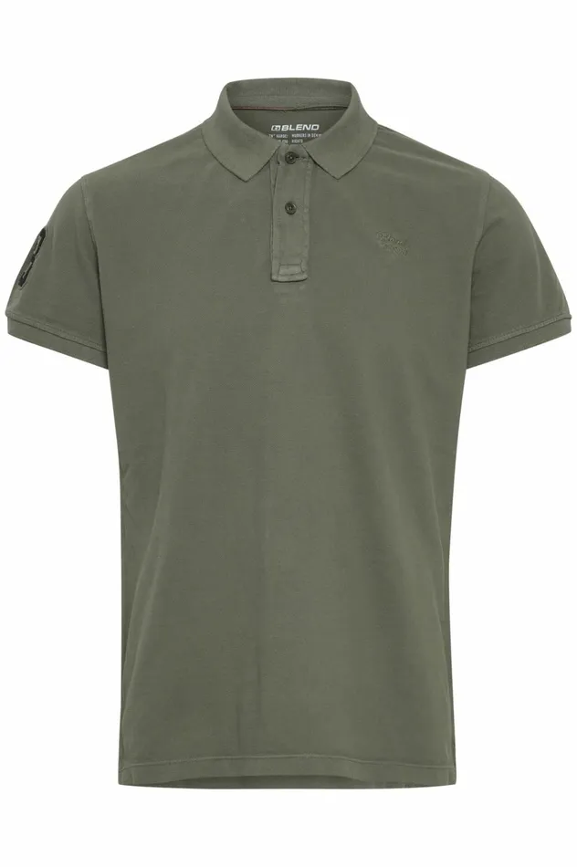 Men Polos Blend Polo Shirt Olive Night