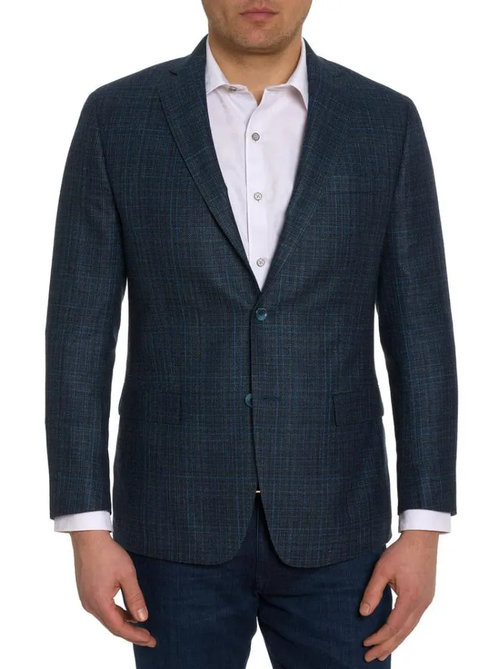 Men RANDALL BLAZER Teal Robert Graham Blazers