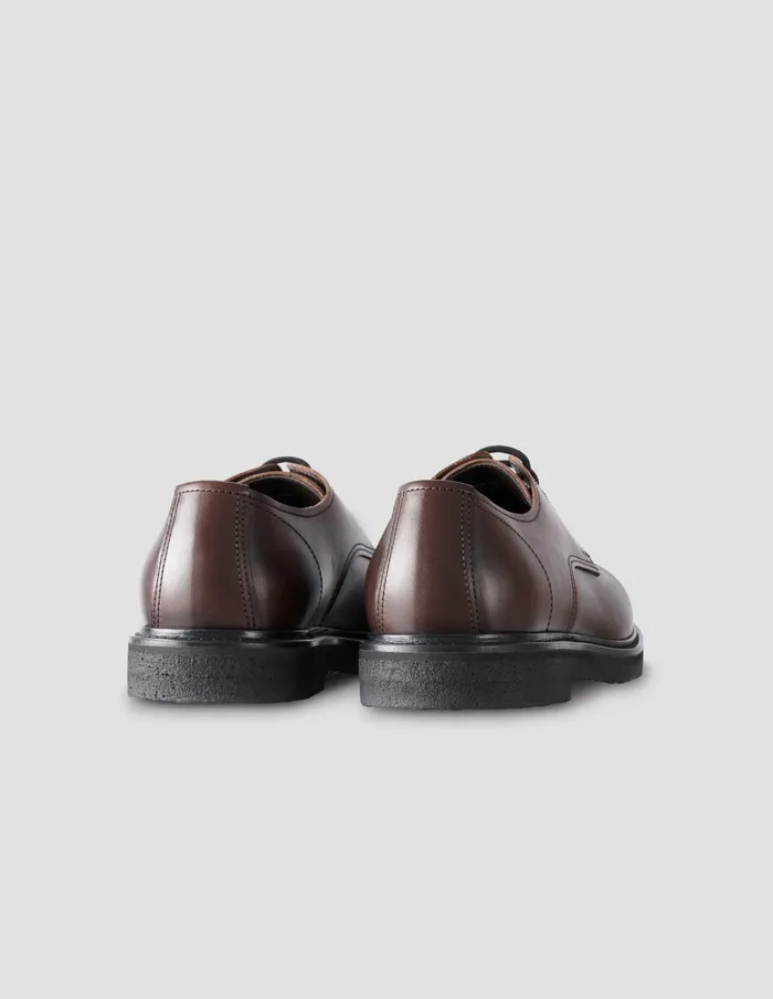 Men Raw Edge Derby Dark Brown Margaret Howell Shoes