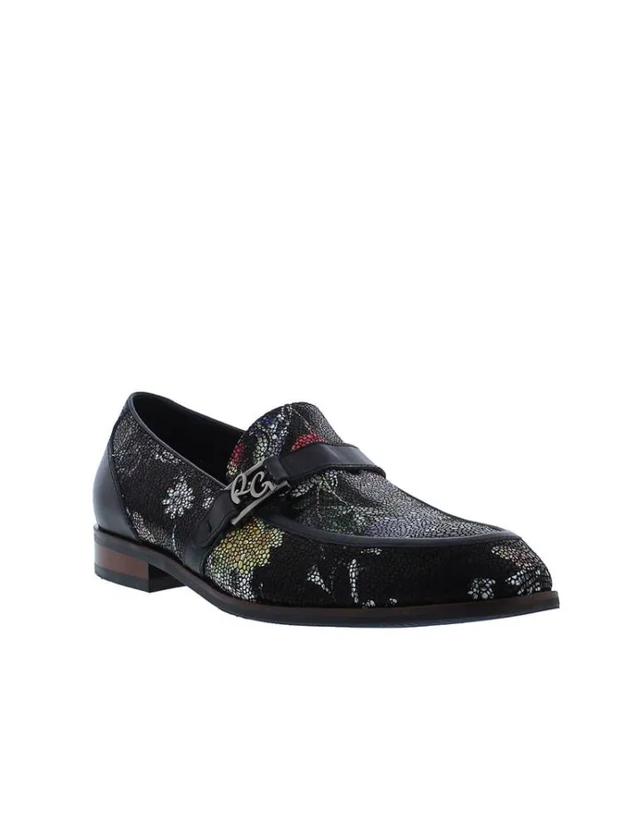 Men RETRO LOAFER Black Robert Graham Shoes