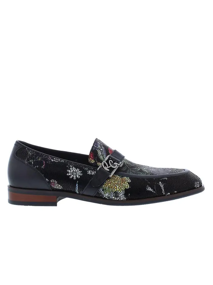 Men RETRO LOAFER Black Robert Graham Shoes