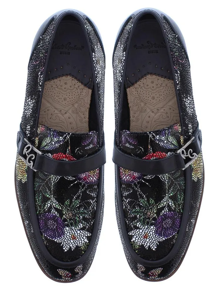 Men RETRO LOAFER Black Robert Graham Shoes