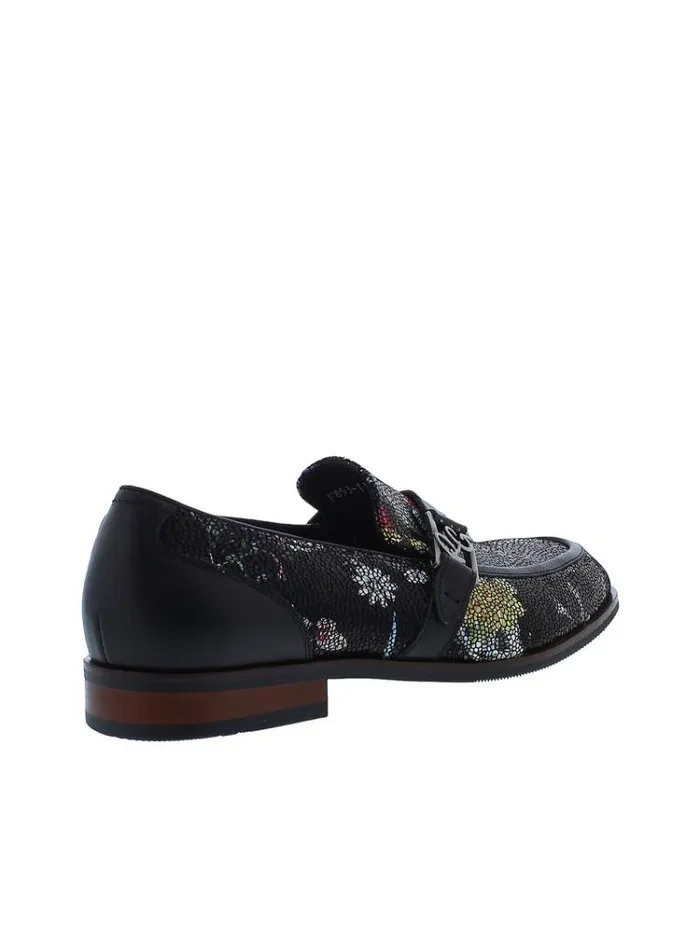 Men RETRO LOAFER Black Robert Graham Shoes
