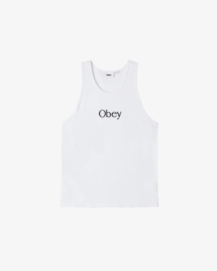 Men ROSEMONT RIB TANK Black OBEY Clothing TOPS