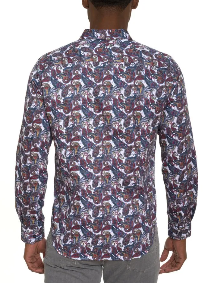 Men SABIR LONG SLEEVE BUTTON DOWN SHIRT Multi Robert Graham Button Down Shirts