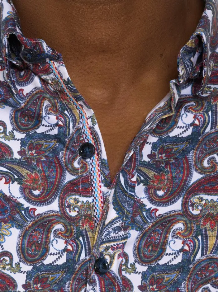 Men SABIR LONG SLEEVE BUTTON DOWN SHIRT Multi Robert Graham Button Down Shirts