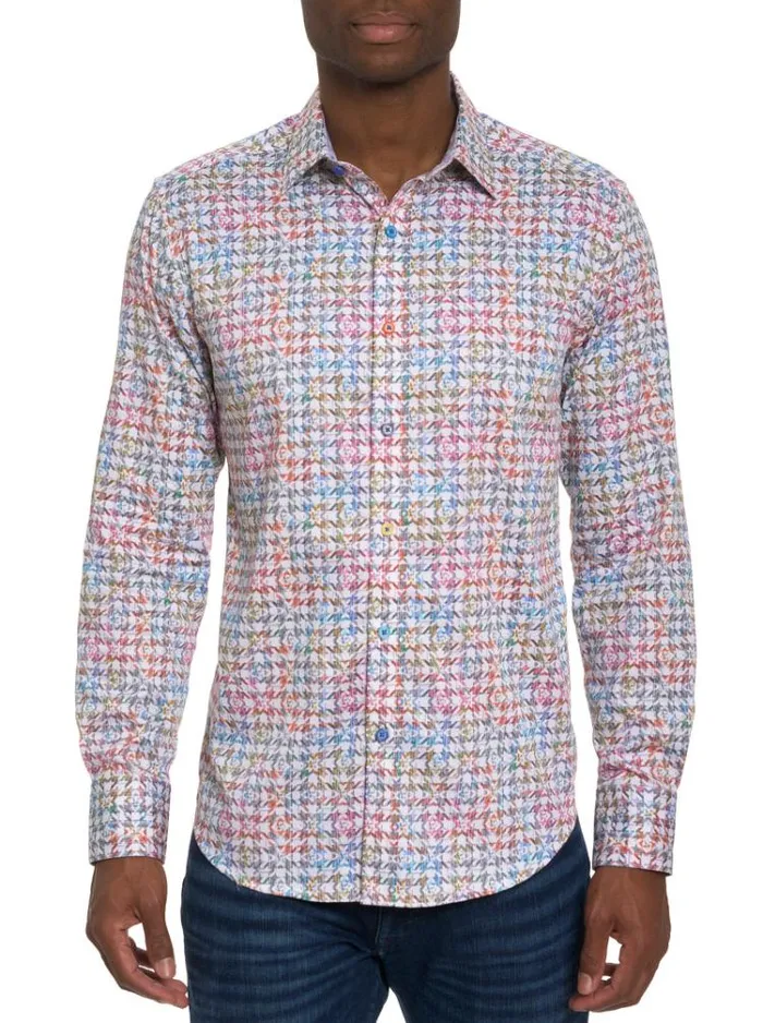 Men SEVEN HILLS LONG SLEEVE BUTTON DOWN SHIRT Multi Robert Graham Button Down Shirts