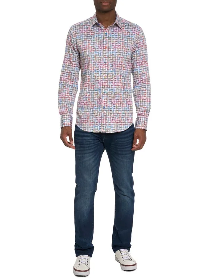 Men SEVEN HILLS LONG SLEEVE BUTTON DOWN SHIRT Multi Robert Graham Button Down Shirts