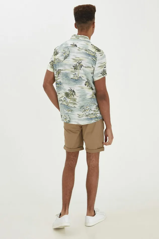 Men Shirts Blend Long Sleeved Shirt Aquifer