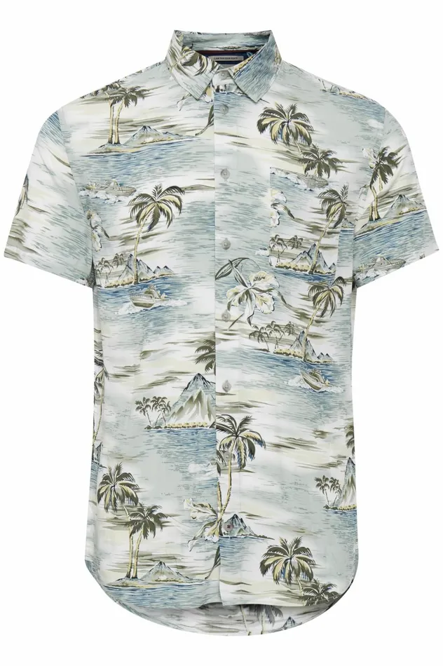 Men Shirts Blend Long Sleeved Shirt Aquifer