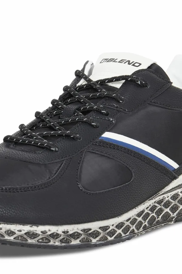 Men Shoes and Boots Blend Shoe Black