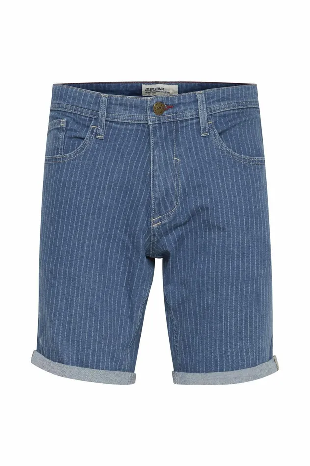 Men Shorts Blend Denim Shorts Denim Light Blue