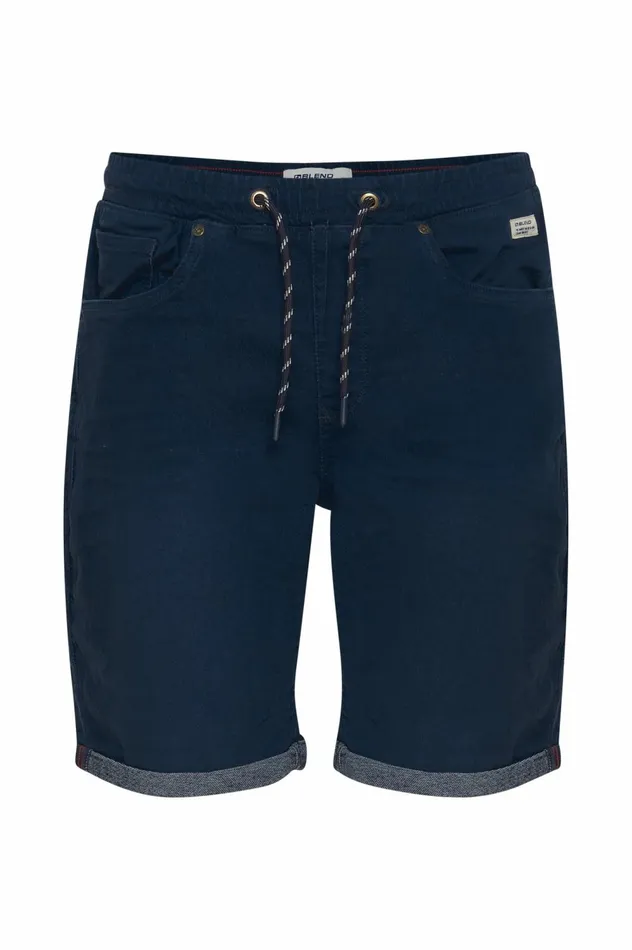 Men Shorts Blend Denim Shorts Dress Blues