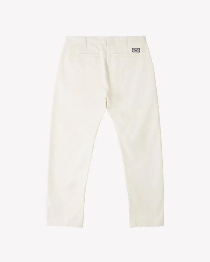 Men STRAGGLER WORK PANT Unbleached OBEY Clothing BOTTOMS