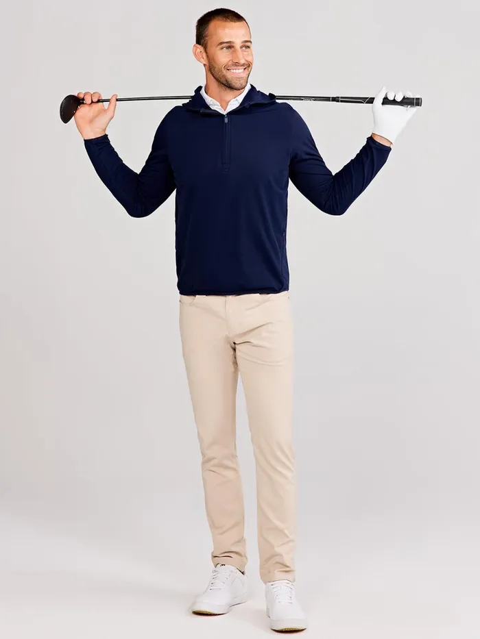 Men Stratford Performance Quarter Zip Hoodie Tasc Performance Sweatshirts Hoodies