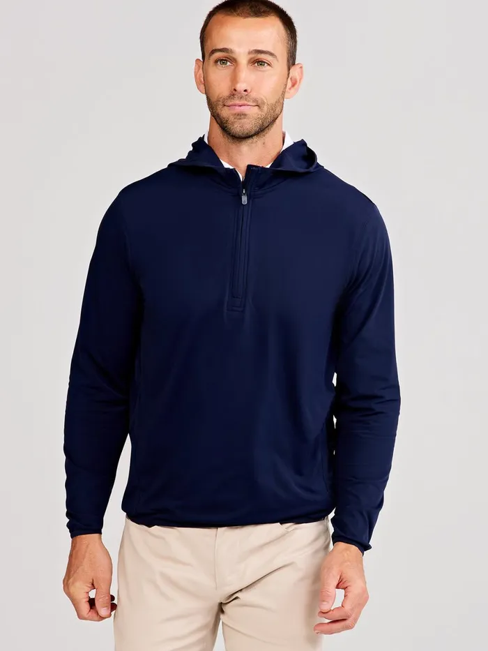 Men Stratford Performance Quarter Zip Hoodie Tasc Performance Sweatshirts Hoodies