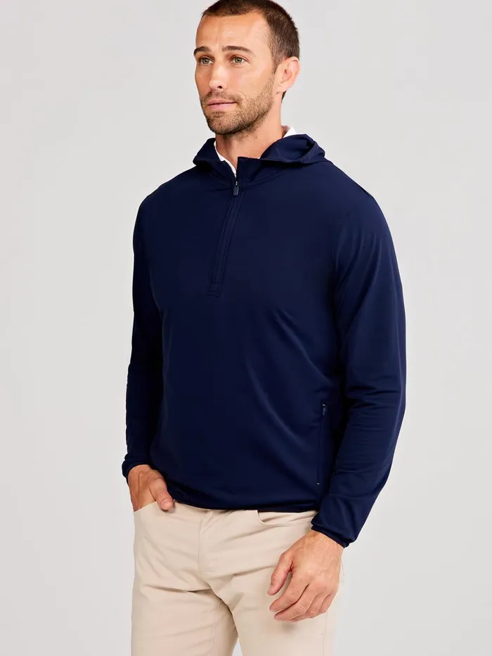 Men Stratford Performance Quarter Zip Hoodie Tasc Performance Sweatshirts Hoodies