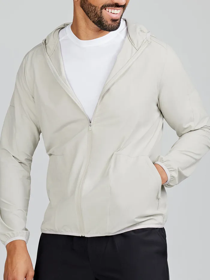 Men Swift Lightweight Hooded Windbreaker Jacket Tasc Performance Running Training