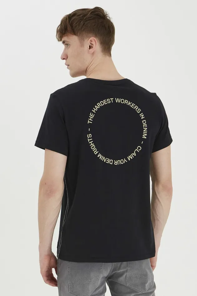 Men TShirts Blend Tshirt Black