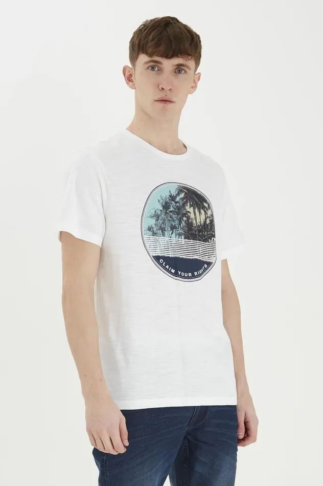 Men TShirts Blend Tshirt Bright White