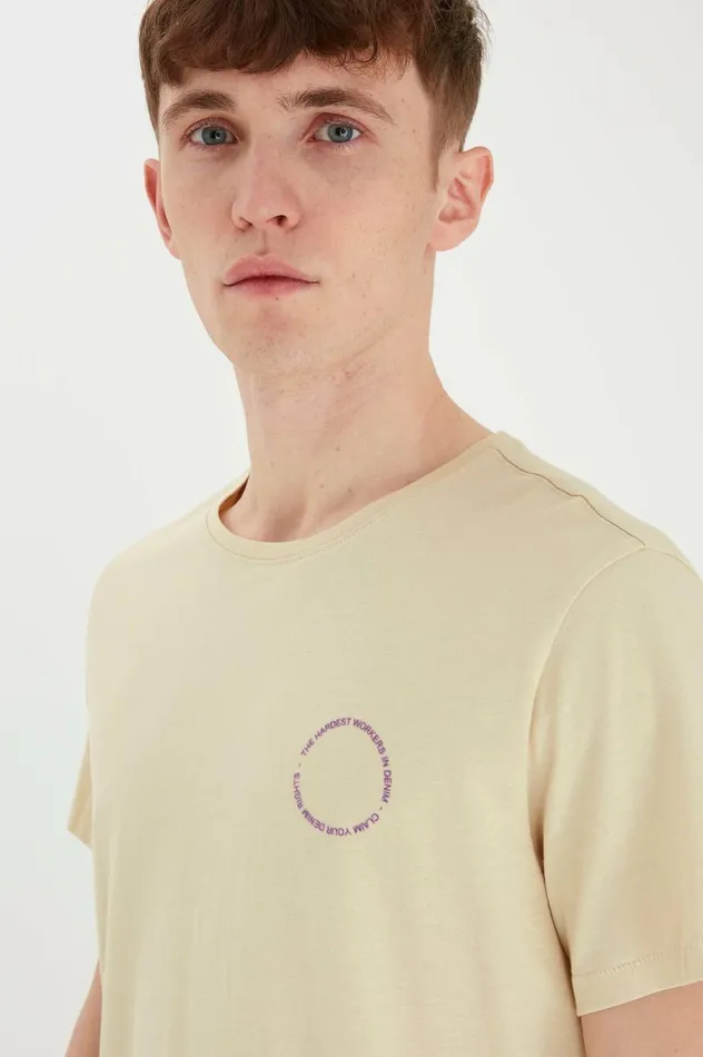 Men TShirts Blend Tshirt Oyster Gray