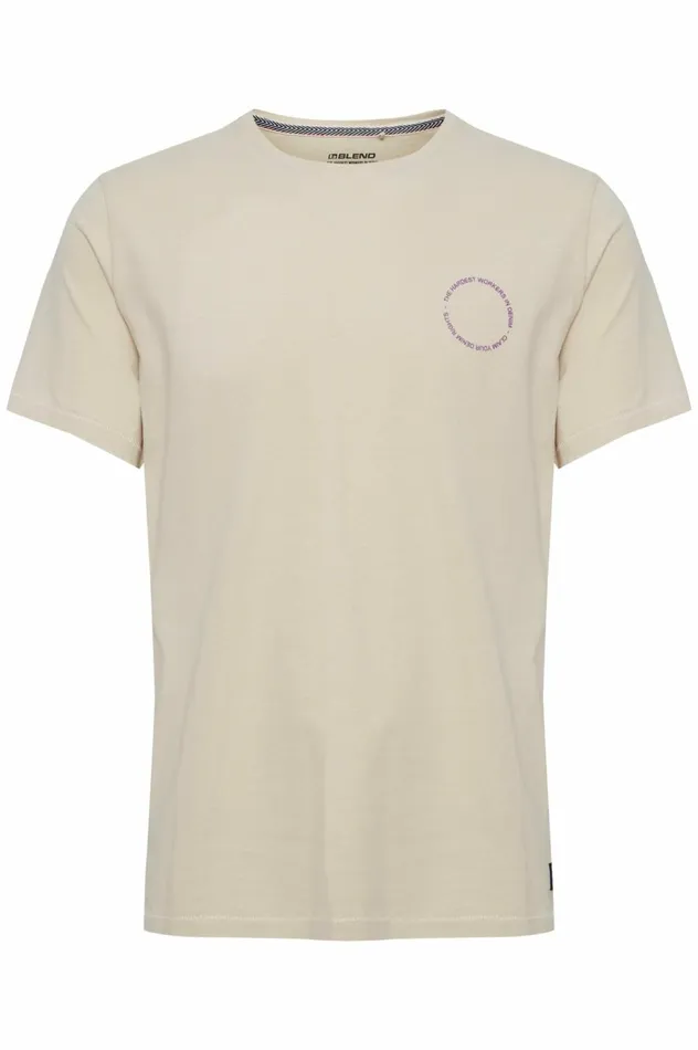Men TShirts Blend Tshirt Oyster Gray