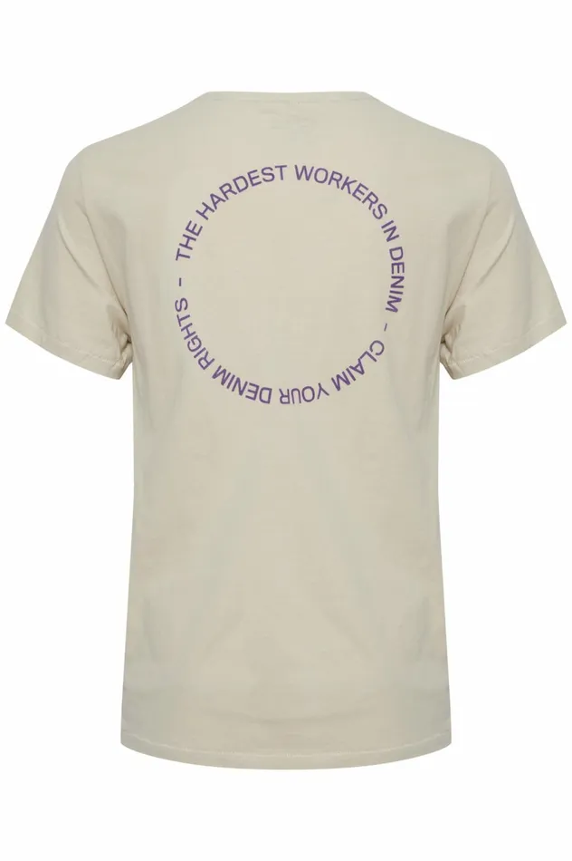 Men TShirts Blend Tshirt Oyster Gray