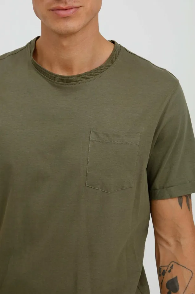Men TShirts Blend Tshirt Winter Moss